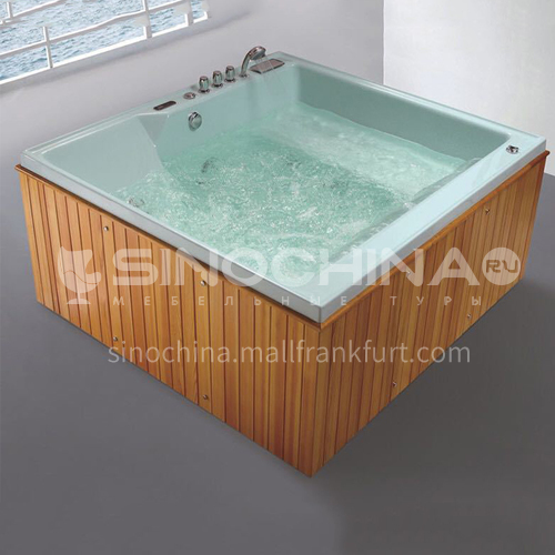 Luxury hot spring pool massage large pool hydrotherapy multi-person SPA massage surfing bathtub outdoor jacuzzi AO-6017